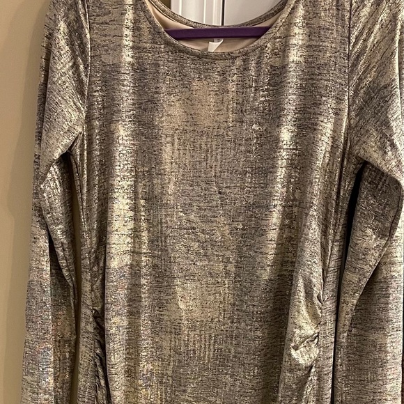 M/L Pink Blush Maternity Gown LIKE NEW - Picture 2 of 4